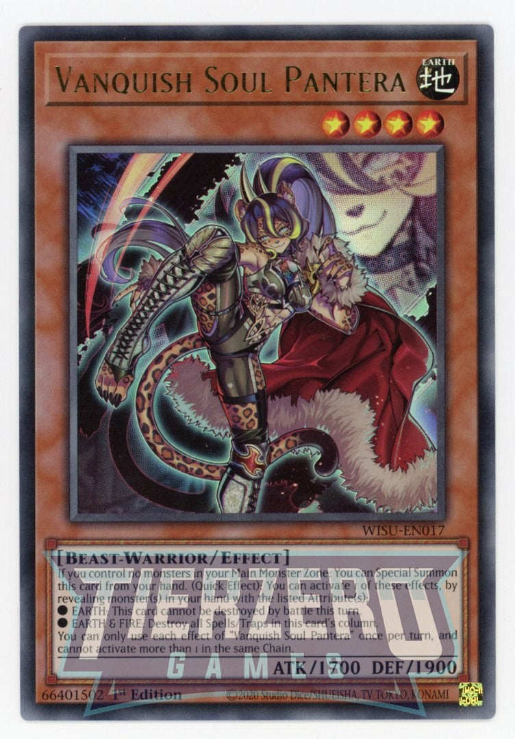 vanquish soul deck yugioh WISU-EN017 - Vanquish Soul Pantera - Ultra Rare - Effect Monster