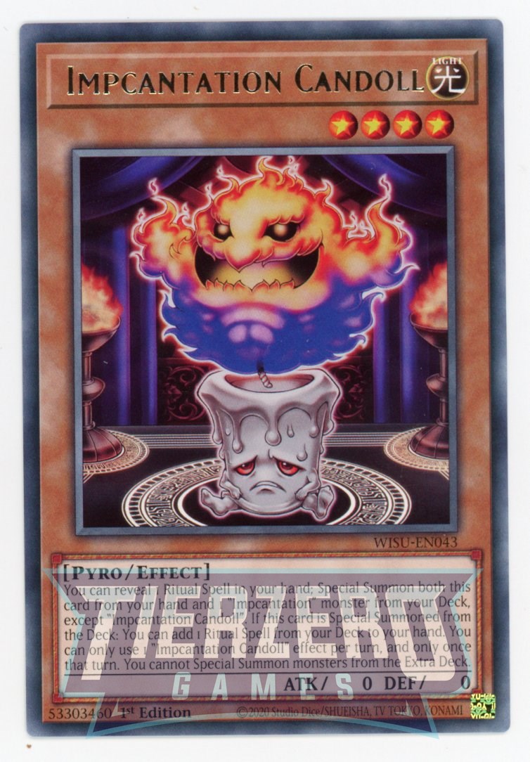 WISU-EN043 - Impcantation Candoll - Rare - Effect Monster - Wild Survi WISU-EN043 - Impcantation Candoll - Rare - Effect Monster - Wild Survi