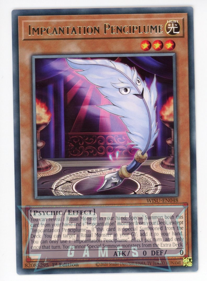 WISU-EN048 - Impcantation Penciplume - Rare - Effect Monster - Wild Su WISU-EN048 - Impcantation Penciplume - Rare - Effect Monster - Wild Su