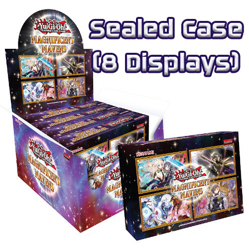 Yugioh Magnificent Mavens 2022 Holiday Box Case ( 8x Displays)