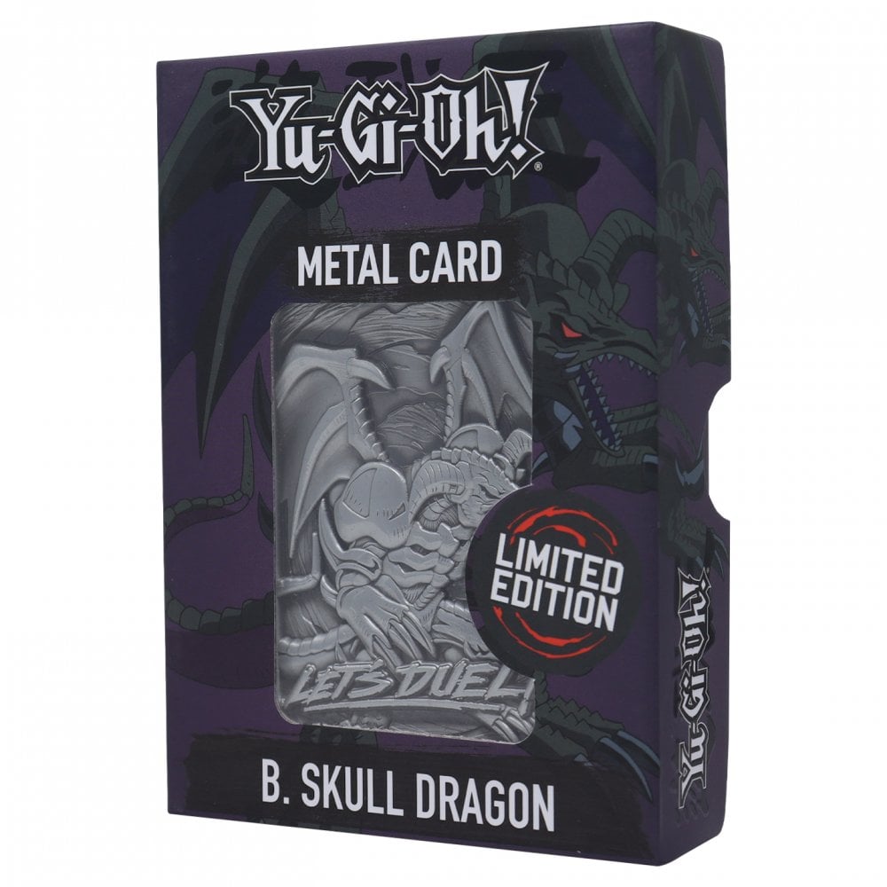yugioh limited edition metal card Yugioh Black Skull Dragon Limited Edition Gold Card