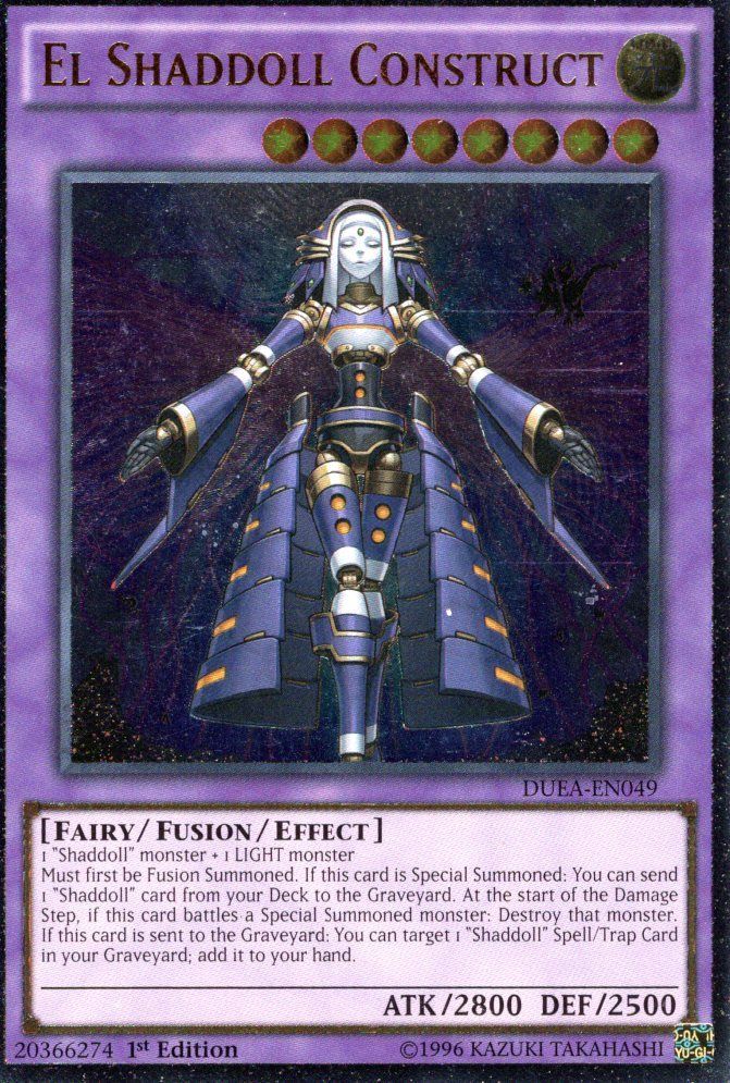 DUEA-EN049 - El Shaddoll Construct - Ultimate Rare - 1st Edition Duelist Alliance LP AMERICAN PRINT