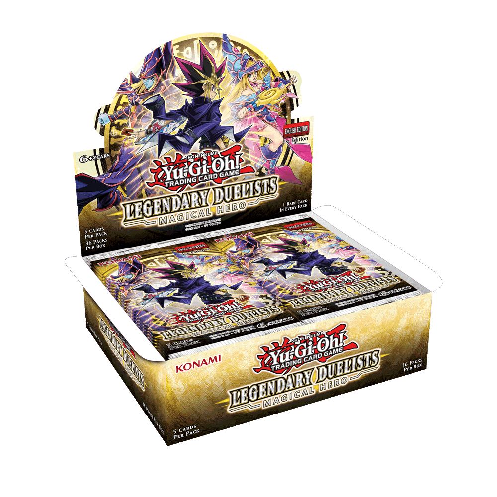 sixth edition booster box Yugioh Legendary Duelist Magical Hero Booster Box unlimited edition