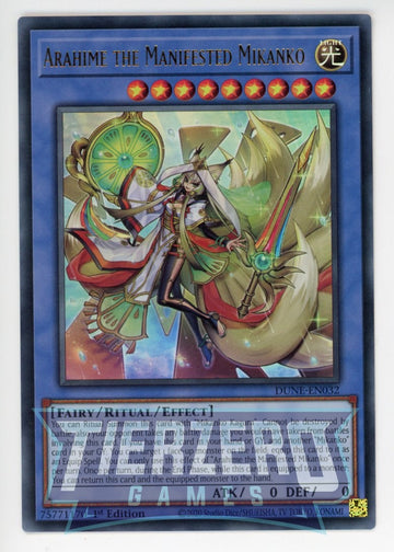 DUNE-EN032 - Arahime the Manifested Mikanko - Ultra Rare - Duelist Nexus