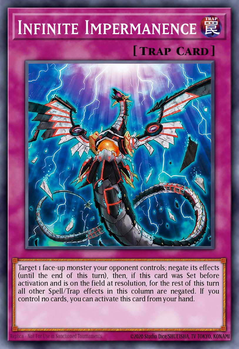 EN100 - DUPO-EN100-Infinite Impermanence-Ultra Rare-Normal Trap-1st-Edition-Duel Power