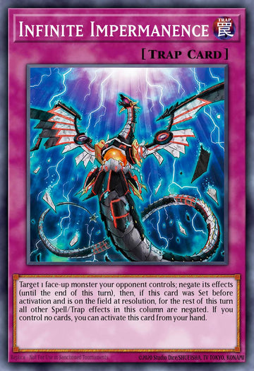 RA01-EN075 - RA01-EN075 - Infinite Impermanence - Platinum Secret Rare - Normal Trap - Rarity Collection