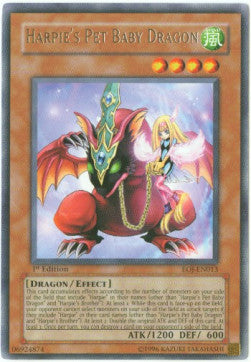Harpie's Pet Baby Dragon (V.1 - Rare)