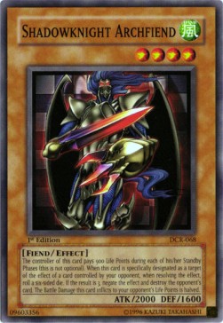 Shadowknight Archfiend (V.1 - Common)