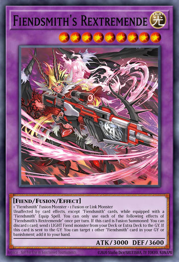 SUDA-EN037 - SUDA-EN037 - Fiendsmith's Rextremende - Quarter Century Secret Rare - Effect Fusion Monster - Supreme Darkness