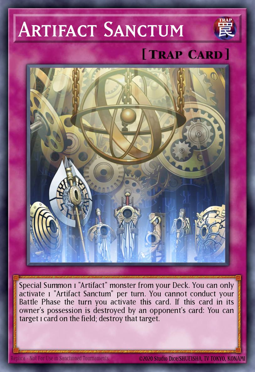 EN075 - BLAR-EN075 - Artifact Sanctum - Ultra Rare - Normal Trap - Battles of Legend Armageddon