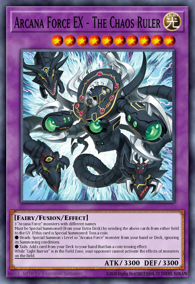 EN034 - SUDA-EN034 -  Arcana Force EX - The Chaos Ruler  - Super Rare - Effect Fusion Monster - Supreme Darkness