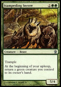Stampeding Serow