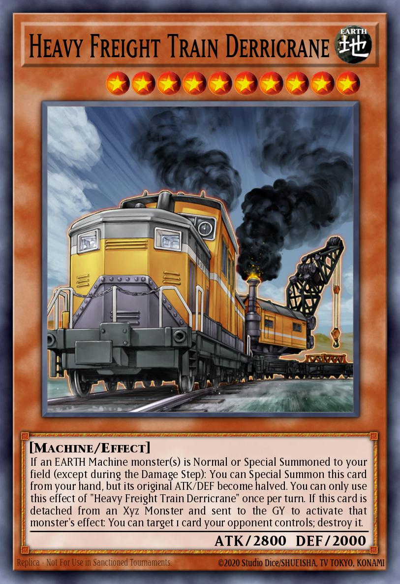 EN046 - INCH-EN046 - Heavy Freight Train Derricrane - Super Rare - Effect Monster - 1st-Edition - The Infinity Chasers
