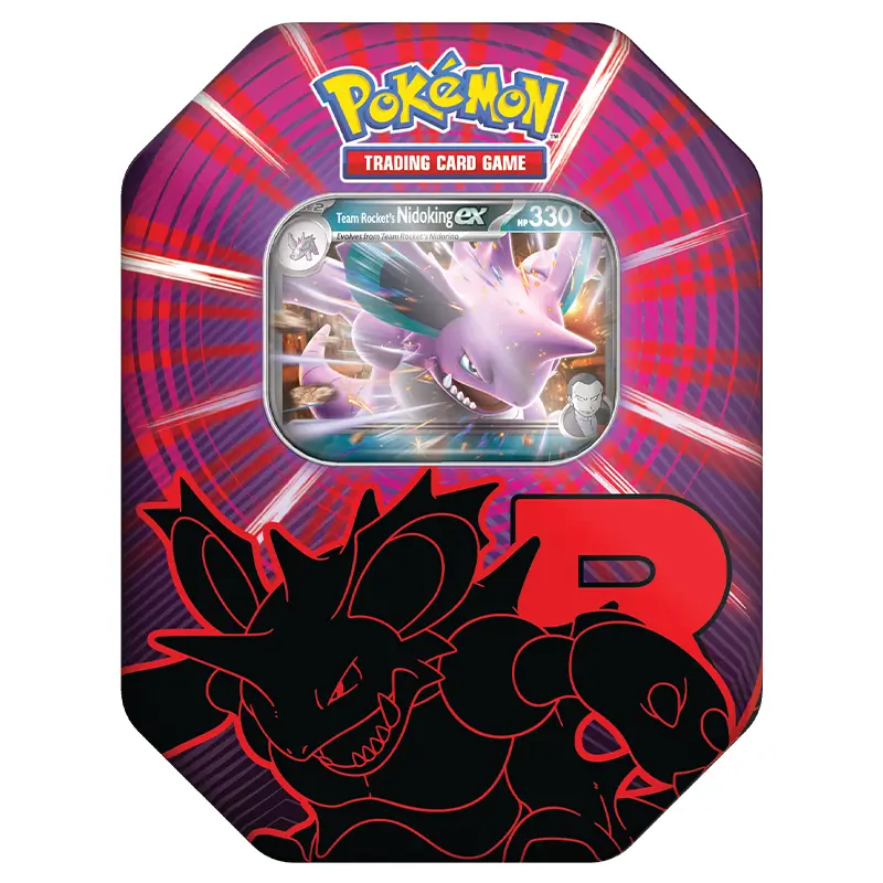 Pokémon S&V Team Rocket Tin - Team Rockets Nidoking Ex -
