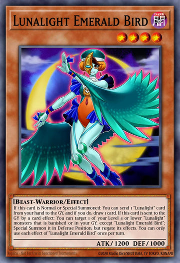 LAVD-ENL07 - Lunalight Emerald Bird - Ultra Rare - Legendary Arc-V Decks