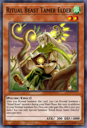 EN012 - Ritual Beast Tamer Elder RA03-EN012 - Ultimate Rare -
