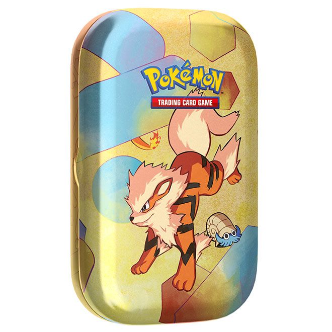 Pokemon Scarlet & Violet 151 Mini Tin - Arcanine & Omanyte