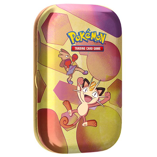 Pokemon Scarlet & Violet 151 Mini Tin - Meowth & Hitmonchan