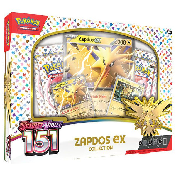 Pokemon Scarlet & Violet 151 - Zapdos ex Collection Box - PRE-ORDER