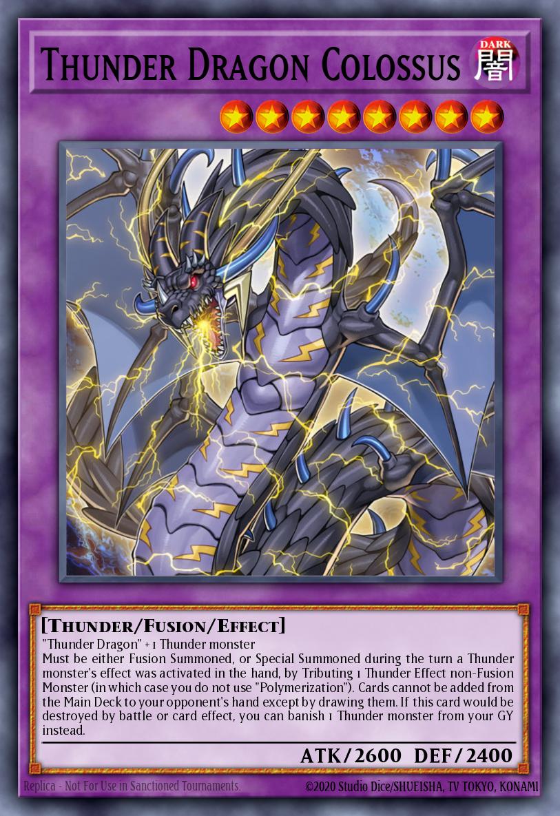 EN001 - OP10-FR001 - Thunder Dragon Colossus - Ultimate Rare - FRENCH