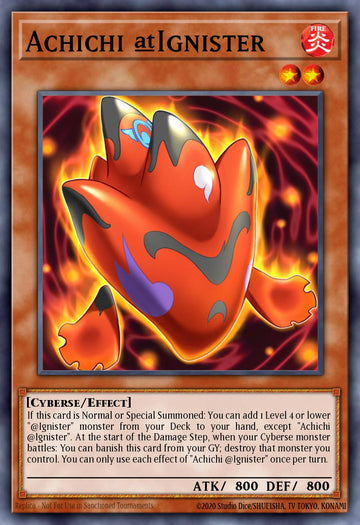 EN004 - IGAS-EN004 - "Achichi @Ignister" - Secret Rare - Effect Monster -   - Ignition Assault