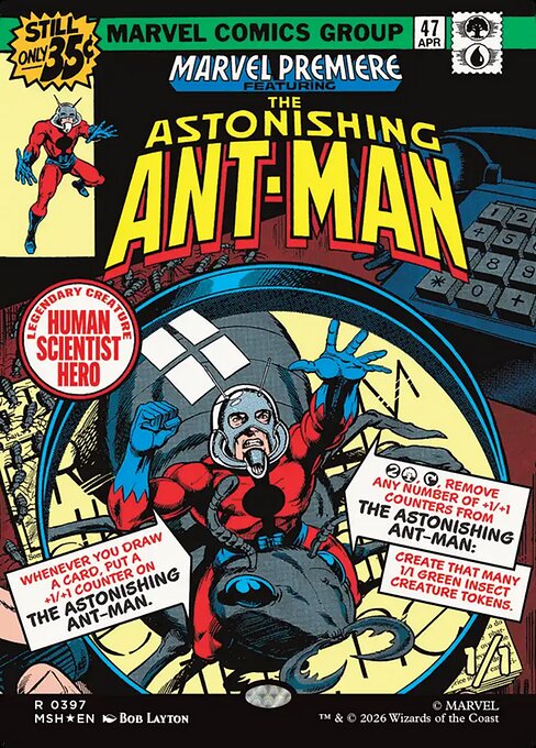 The Astonishing Ant-Man - Rare - Marvel Super Heroes - MSH-0397 (Foil)