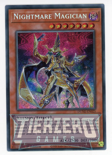 DUNE-EN025 - Nightmare Magician - Secret Rare - Duelist Nexus