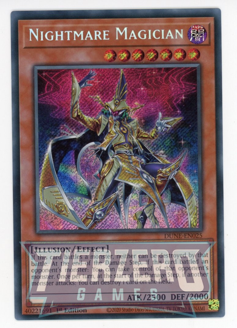 DUNE-EN025 - Nightmare Magician - Secret Rare - Effect Monster - Duelist Nexus