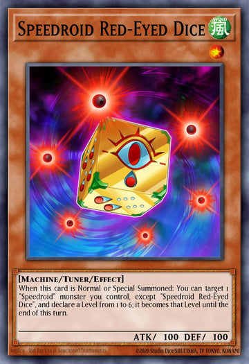 LAVD-ENS06 - Speedroid Red-Eyed Dice - Common - Legendary Arc-V Decks