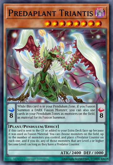 EN071 - MP23-EN071 - Predaplant Triantis - Common - Effect Pendulum Monster - 25th Anniversary Duelist Heroes Tin