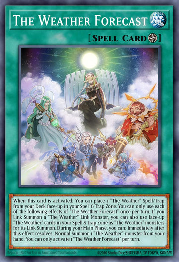 EN099 - MP23-EN099 - The Weather Forecast - Common - Field Spell - 25th Anniversary Duelist Heroes Tin