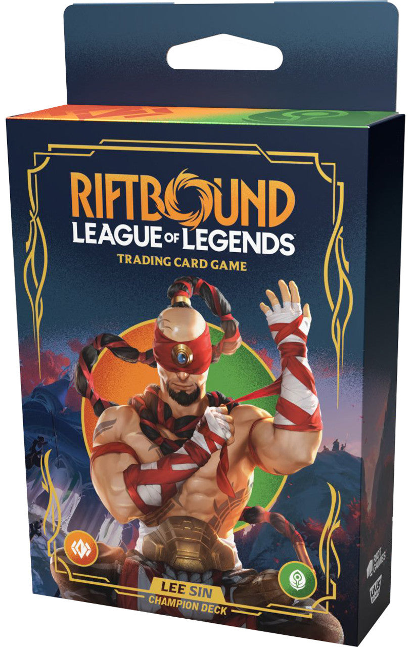 Riftbound Origins Lee Sin Champion Deck- Riftbound League of Legends TCG - Origins