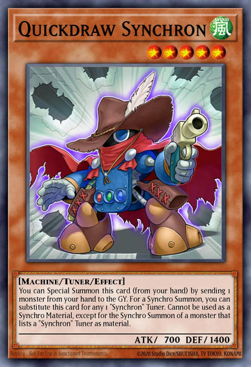 EN032 - LED6-EN032 - Quickdraw Synchron - Common - Effect Tuner monster - Legendary Duelists 6 Magical Hero