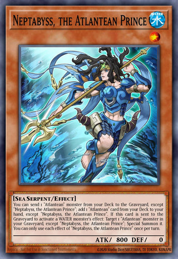 EN013 - Neptabyss, the Atlantean Prince RA03-EN013 - Ultimate Rare -