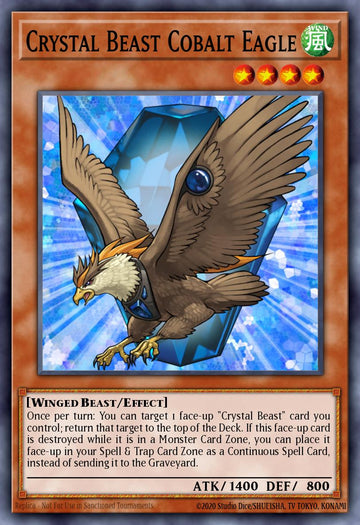 EN097 - LDS1-EN097 - Crystal Beast Cobalt Eagle - Common - Effect Monster - Legendary Duelists Season 1
