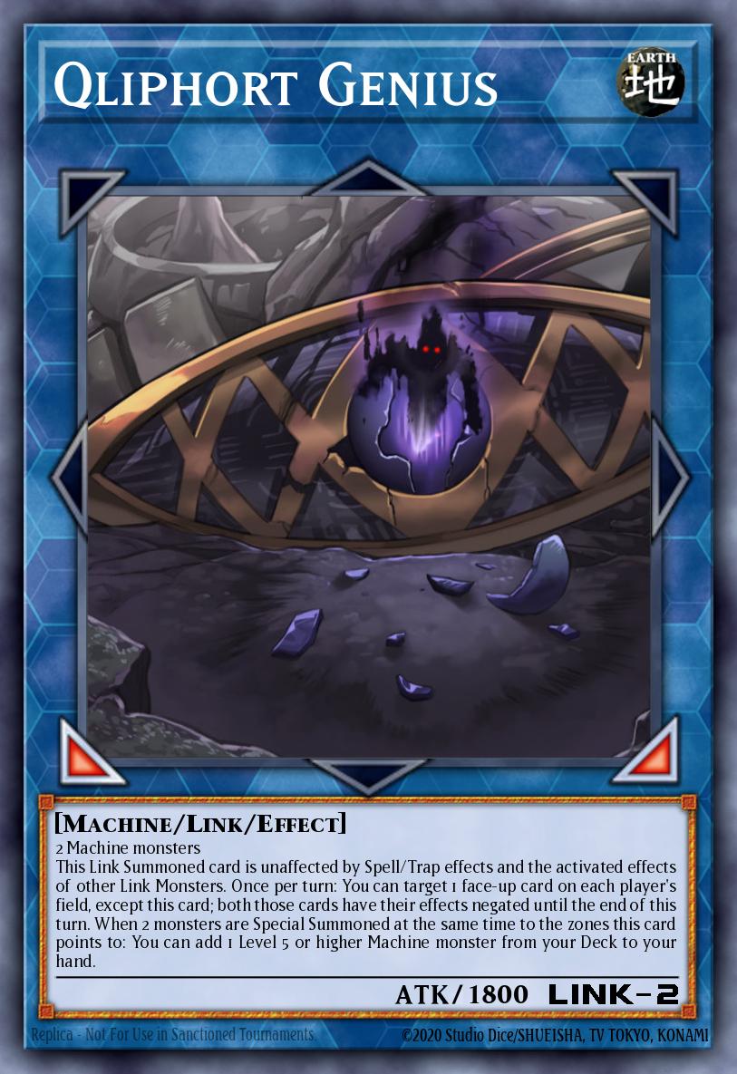 EN095 - DUPO-EN095 - Qliphort Genius - Ultra Rare - Effect Link Monster - 1st-Edition - Duel Power