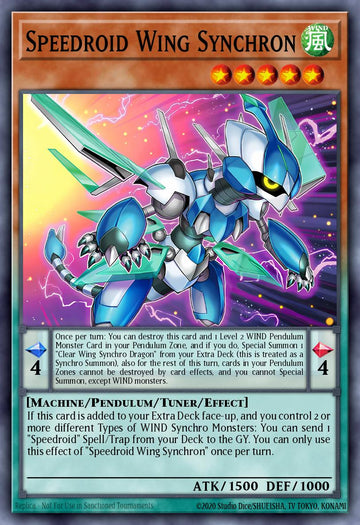 LAVD-ENS14 - Speedroid Wing Synchron - Common - Legendary Arc-V Decks