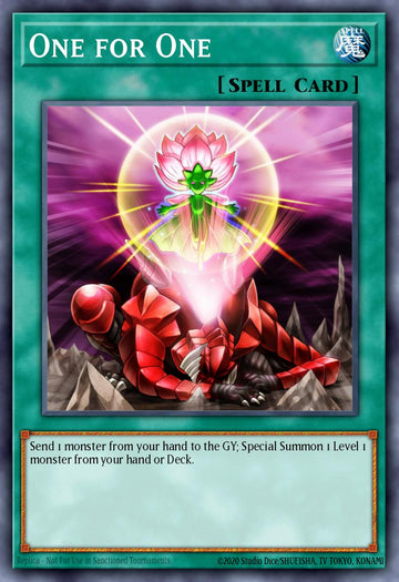 EN056 - One for One(Alternate Art) RA03-EN056 - Ultimate Rare -