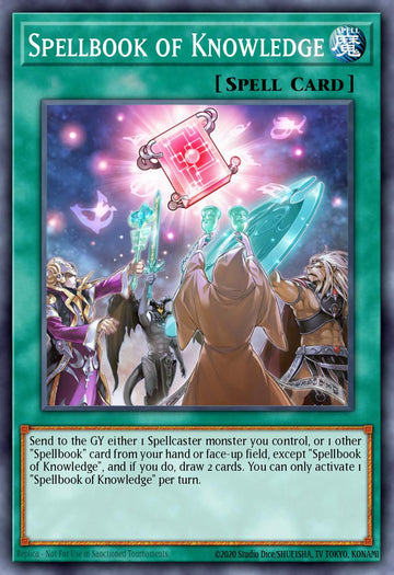 EN059 - INCH-EN059 - Spellbook of Knowledge - Super Rare - Normal Spell - 1st-Edition - The Infinity Chasers