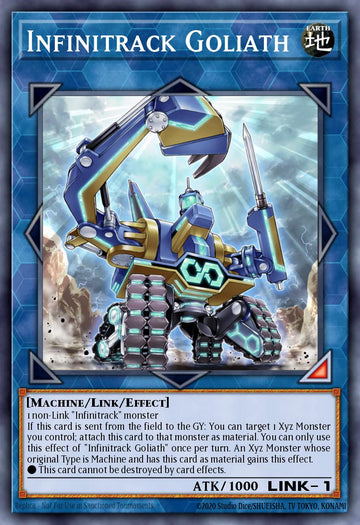 EN010 - INCH-EN010 - Infinitrack Goliath - Super Rare - Effect Link Monster - 1st-Edition - The Infinity Chasers