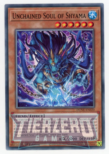 DUNE-EN020 - Unchained Soul of Shyama - Common - Duelist Nexus