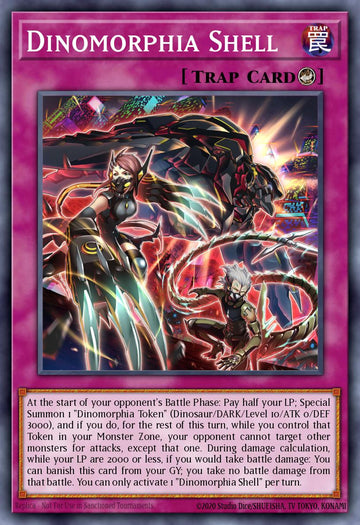 EN040 - MP23-EN040 - Dinomorphia Shell - Common - Counter Trap - 25th Anniversary Duelist Heroes Tin