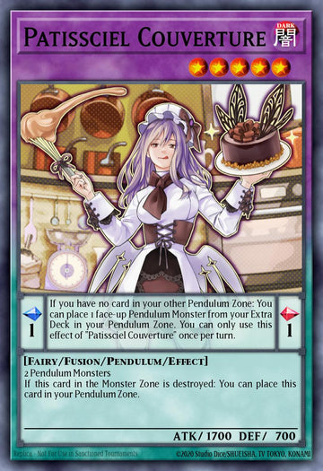 EN083 - DIFO-EN083 - Patissciel Couverture - Starlight Rare - Effect Fusion Pendulum Monster - Dimension Force