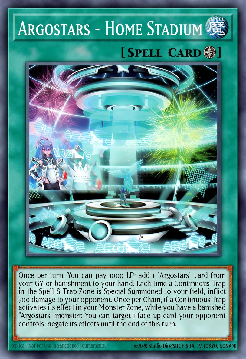 EN058 - SUDA-EN058 - Argostars - Home Stadium - Super Rare - Field Spell - Supreme Darkness