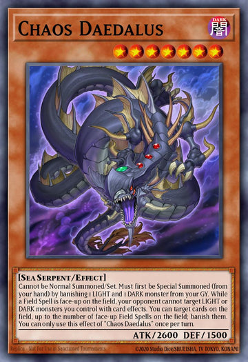 EN007 - toch-it007 - Chaos Daedalus - Collectors Rare - Effect Monster - Toon Chaos 1st edition