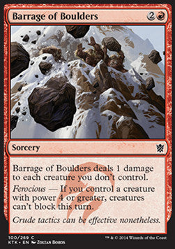 Barrage of Boulders