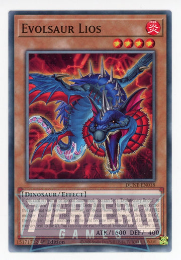 DUNE-EN018 - Evolsaur Lios - Common - Duelist Nexus