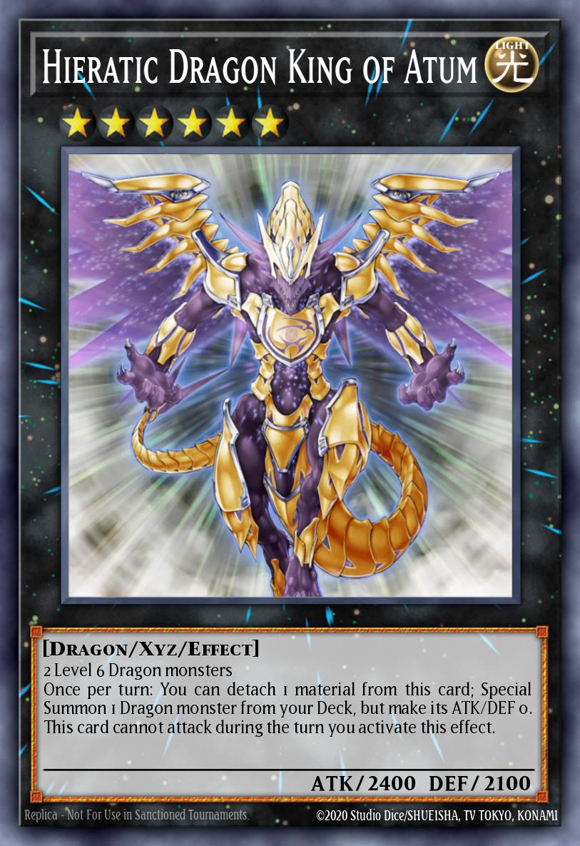 EN092 - DUPO-EN092 - Hieratic Dragon King of Atum - Ultra Rare - Effect Xyz Monster - 1st-Edition - Duel Power