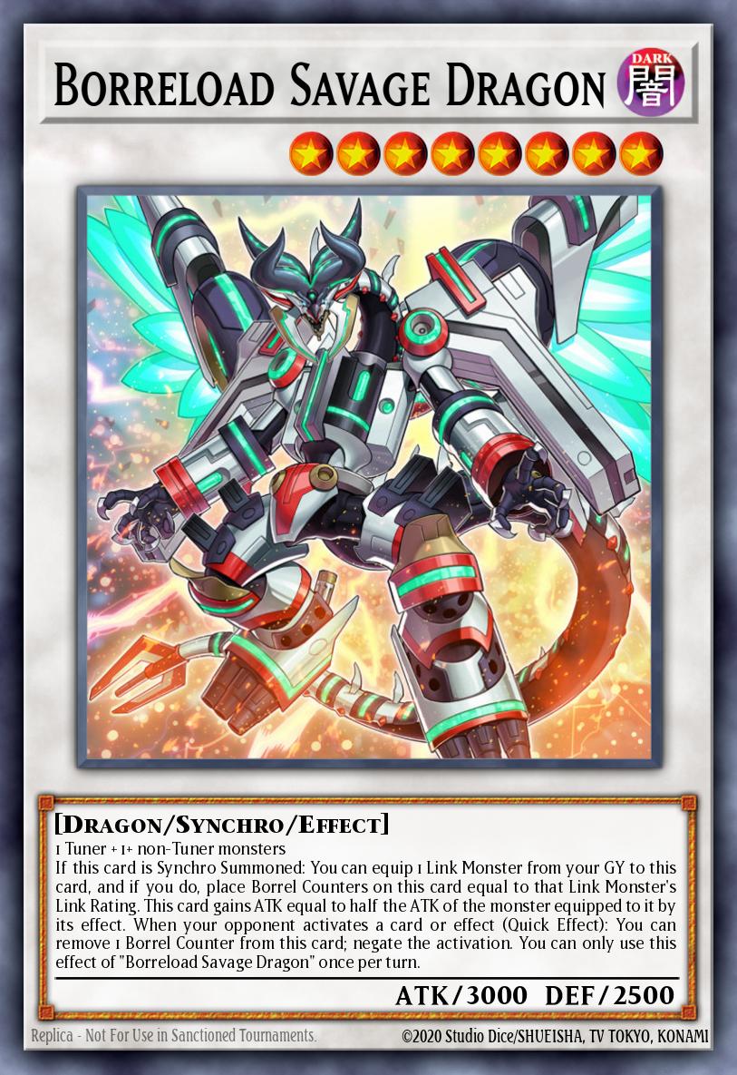 EN017 - MP20-EN017 - Borreload Savage Dragon - Prismatic Secret Rare - Effect Synchro Monster - Mega Pack 2020