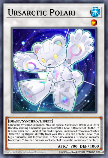 EN033 - ANGU-EN033 - Ursarctic Polari - Collectors Rare - Effect Synchro Monster - Ancient Guardians